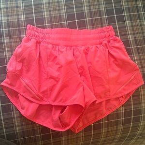 Lululemon Hotty Hot low rise size 2 pink